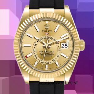 Rolex Sky-Dweller Men's 42mm m326238-0007 Champagne Dial