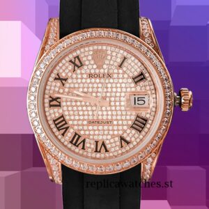 Rolex Datejust Men's 40mm 116200 Rose Gold Dial Rose Gold-tone