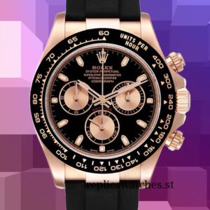 Rolex Daytona 40mm M116515ln-0017 Men's Rose Gold-tone