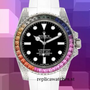 Rolex Submariner Men's 40mm 116610 Silver-tone Black Dial