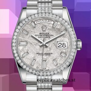 Rolex Day-Date Men's 118346 36mm Meteorite Dial