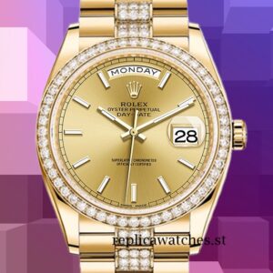 Rolex Day-Date 118348 Men's 36mm Gold-tone Automatic