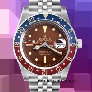 Rolex GMT-Master 6542 Men's 40mm Silver-tone