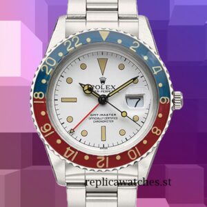Rolex GMT-Master 40mm Men's 6542 Silver-tone
