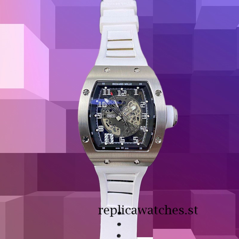 Richard Mille RM010 Men Around 50*42mm RM010-004 Silver Mechanical - Image 2
