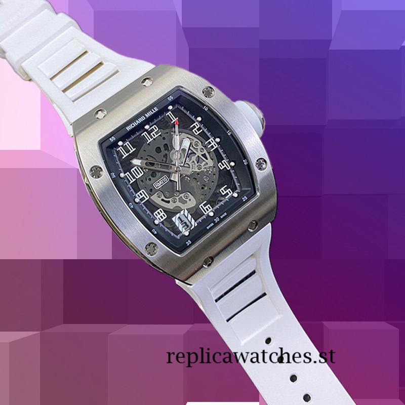 Richard Mille RM010 Men Around 50*42mm RM010-004 Silver Mechanical - Image 3