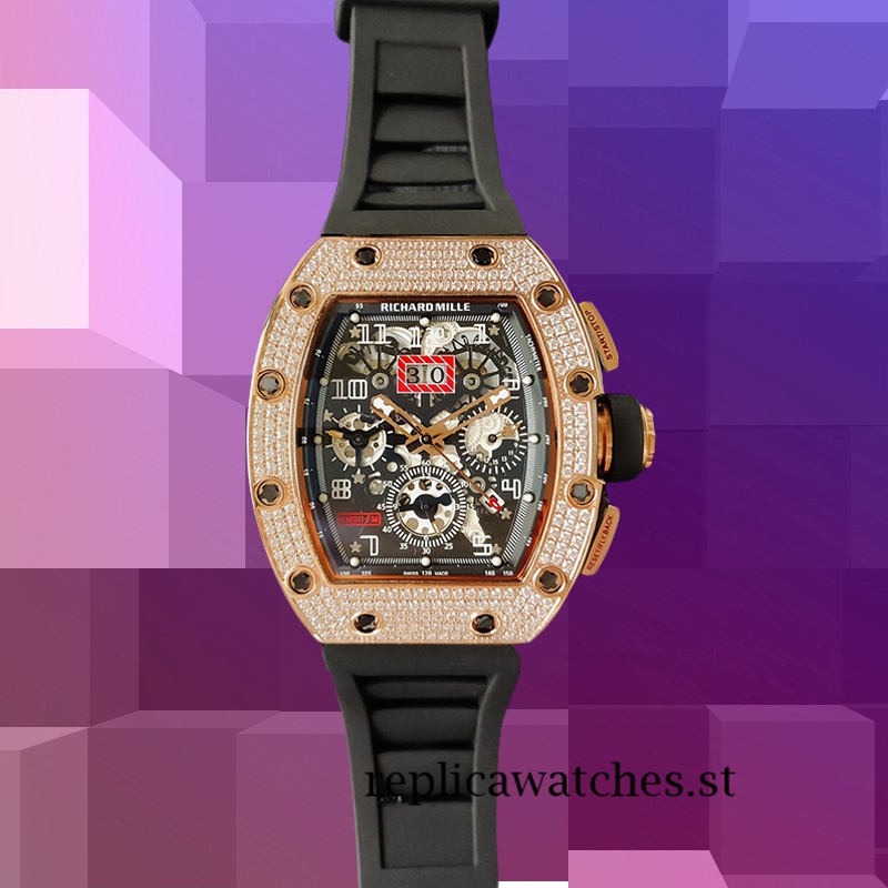 Richard Mille RM011 RM011-021 Men Around 45mm Transparent Dial - Image 2