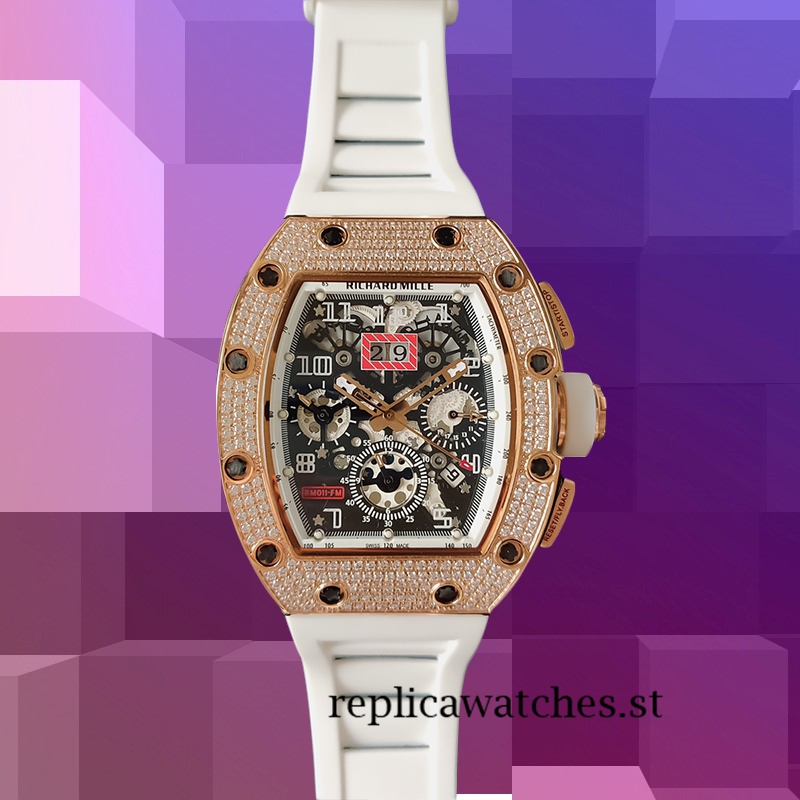 Richard Mille RM011 RM011-021 Men Around 45mm Transparent Dial - Image 4