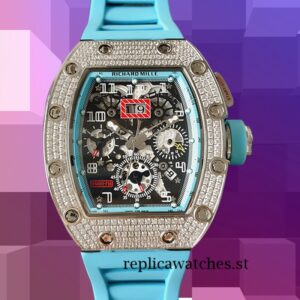 Richard Mille RM011 RM011-023 Men Around 45mm Silver-tone Transparent Dial