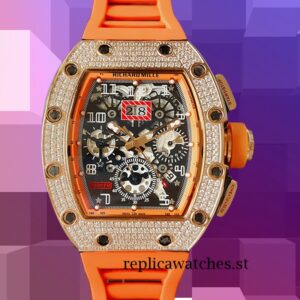Richard Mille RM011 RM011-024 Around 45mm Men Mechanical Rose Gold-tone