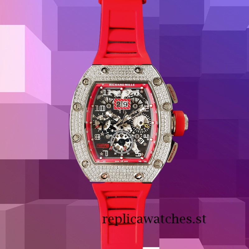 Richard Mille RM011 Men Around 45mm RM011-027 Silver-tone - Image 2