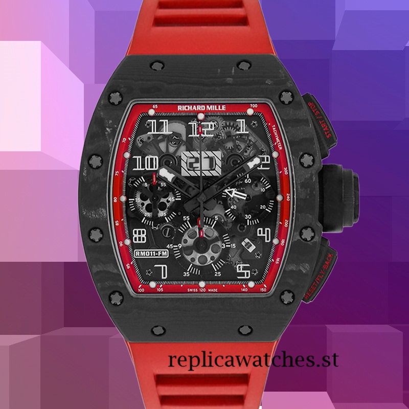 Richard Mille RM 011 RM 011 Men Around 45mm Transparent Dial Automatic