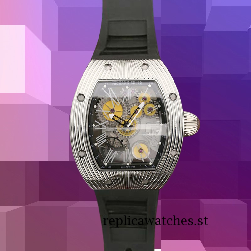 Richard Mille RM018 Men RM018-002 Around 48*39mm Silver-tone - Image 2
