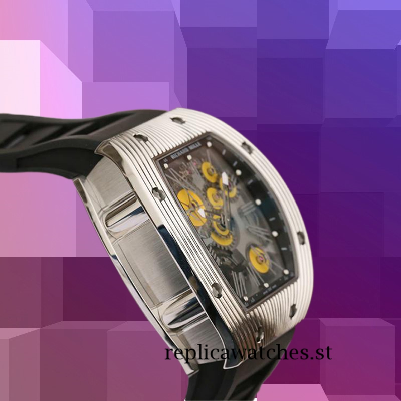 Richard Mille RM018 Men RM018-002 Around 48*39mm Silver-tone - Image 3