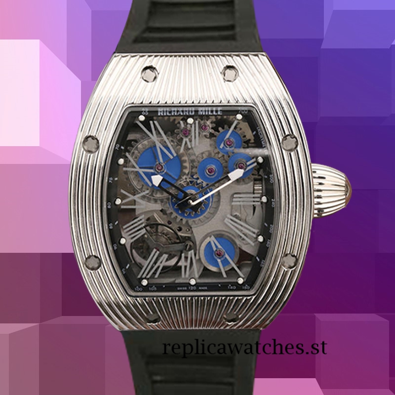 Richard Mille RM018 Men RM018-003 Around 48*39mm Silver-tone