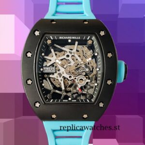 Richard Mille RM35 Men RM35-013 Around 48*40mm Black-tone Skeleton Dial