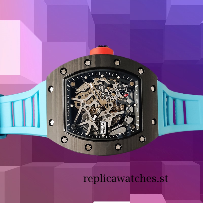 Richard Mille RM35 Around 48*40mm Men RM35-030 Skeleton Dial - Image 3