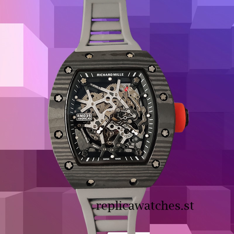 Richard Mille RM35 Around 48*40mm RM35-032 Men Black-tone - Image 2
