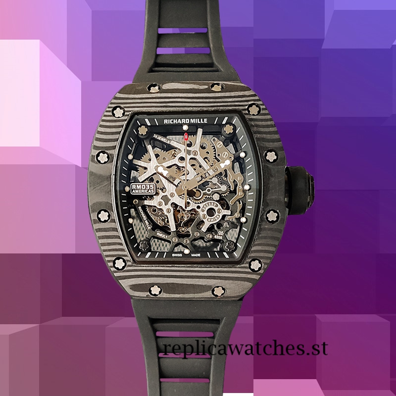 Richard Mille RM35 Around 48*40mm RM35-032 Men Black-tone - Image 4
