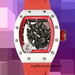 Richard Mille RM055 RM055-009 Men Around 50*43mm Transparent Dial Mechanical