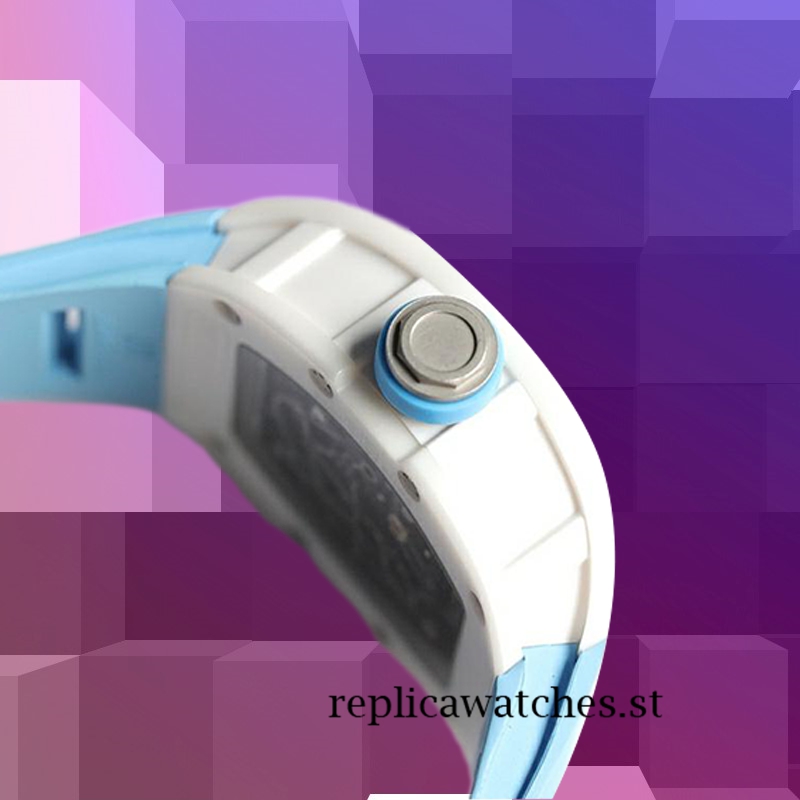 Richard Mille RM055 RM055-010 Men Around 50*43mm Transparent Dial White - Image 3