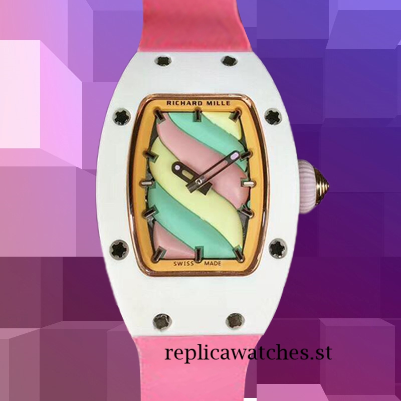 Richard Mille RM07-03 RM07-03-002 Around 31*45mm Ladies Candy Dial White