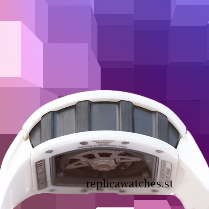 Richard Mille RM011 Around 50*40mm Men RM011-012 White Automatic - Image 3