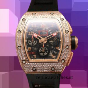 Richard Mille RM011 RM011-017 Around 50*42mm Men Transparent Dial