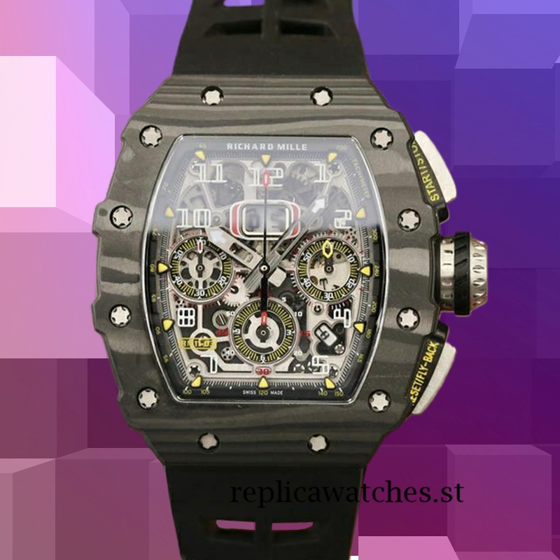 Richard Mille RM11-03 Around 50*40mm Men RM11-03-002 Black