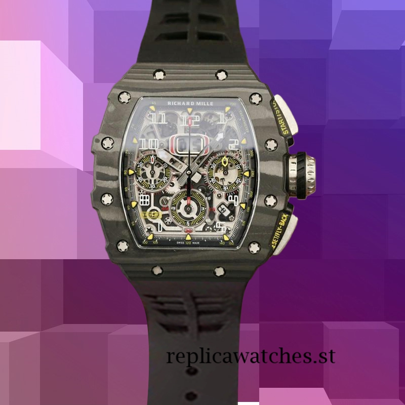 Richard Mille RM11-03 Around 50*40mm Men RM11-03-002 Black - Image 2