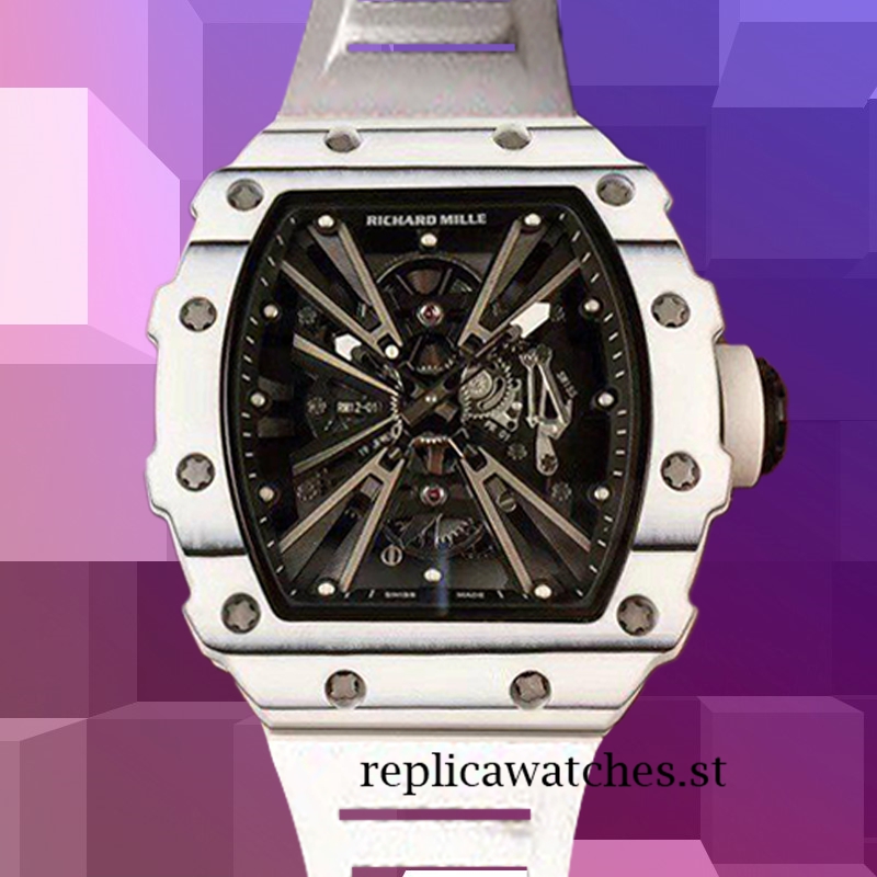 Richard Mille RM12-01 Men RM12-01-005 Around 50*42mm White Transparent Dial