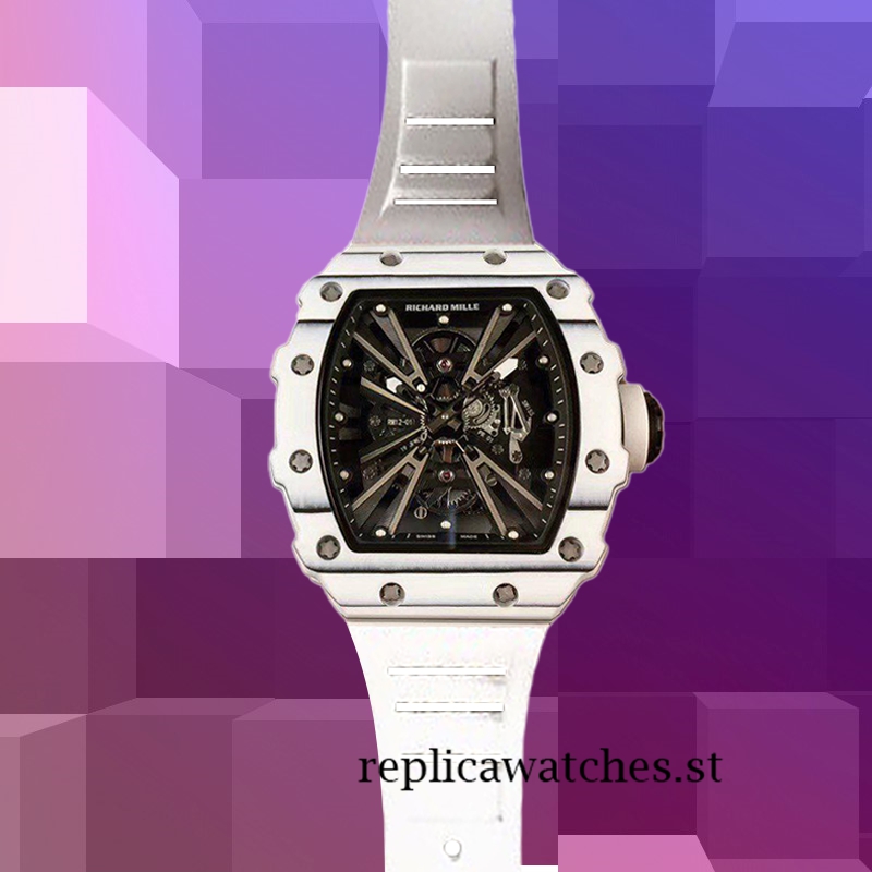 Richard Mille RM12-01 Men RM12-01-005 Around 50*42mm White Transparent Dial - Image 2