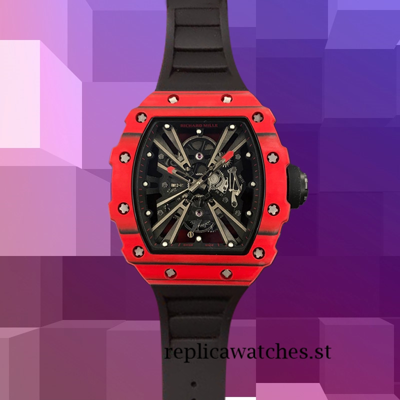 Richard Mille RM12-01 Men RM12-01-010 Around 50*42mm Mechanical Red - Image 2