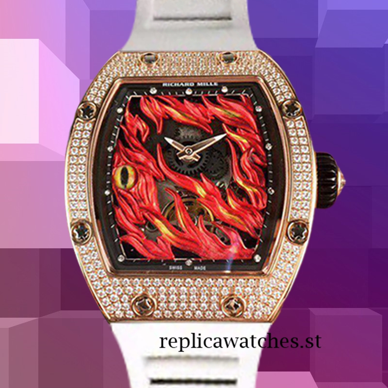 Richard Mille RM26-02 RM26-02-002 Men Around 50*42mm Hand Wind Rose Gold