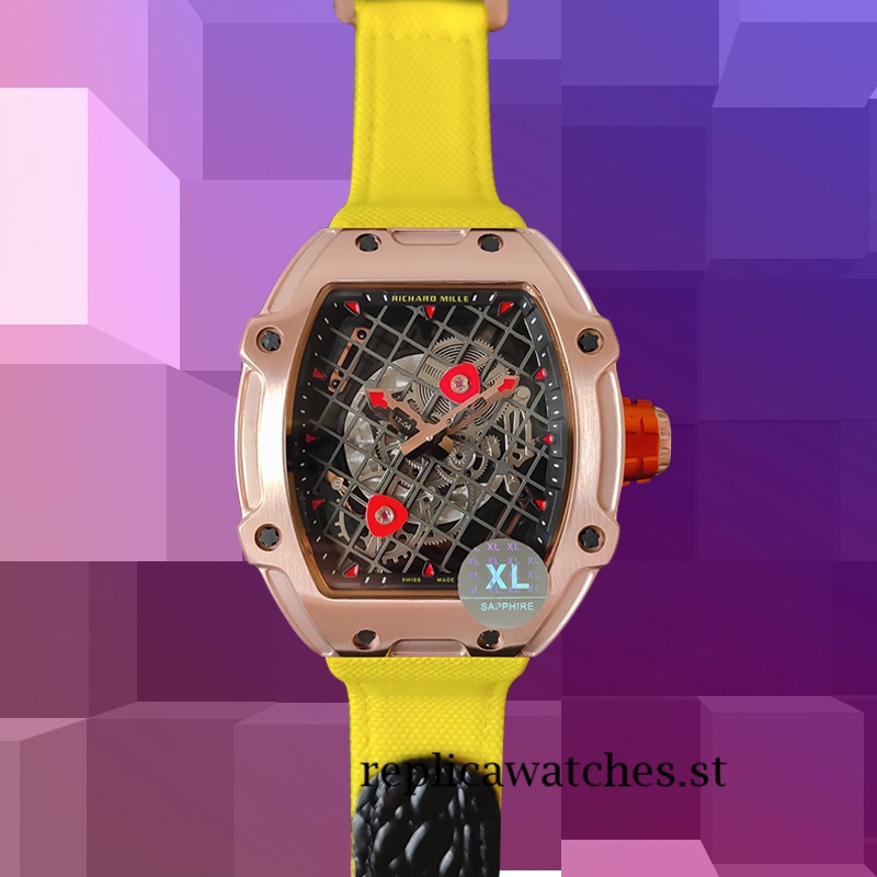 Richard Mille RM27-04 Around 38*48mm Men RM27-04-004 Mechanical Rose Gold-tone - Image 2