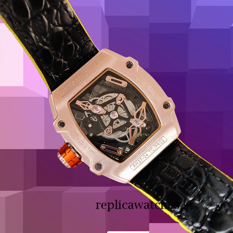 Richard Mille RM27-04 Around 38*48mm Men RM27-04-004 Mechanical Rose Gold-tone - Image 3