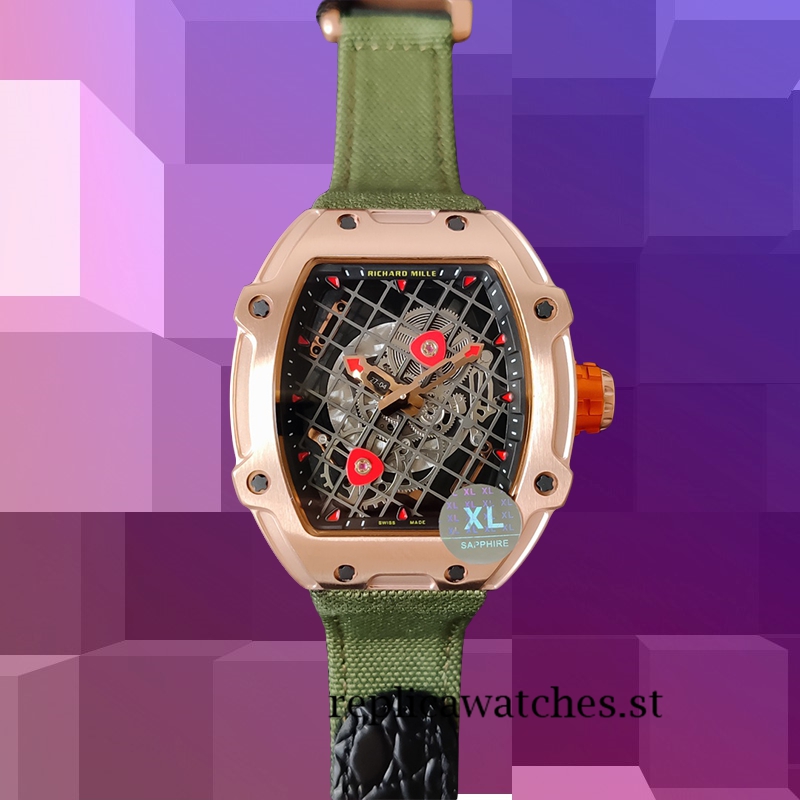 Richard Mille RM27-04 Around 38*48mm Men RM27-04-004 Mechanical Rose Gold-tone - Image 10