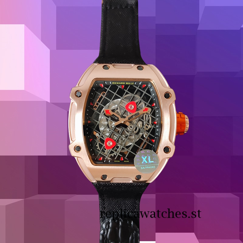 Richard Mille RM27-04 Around 38*48mm Men RM27-04-004 Mechanical Rose Gold-tone - Image 9