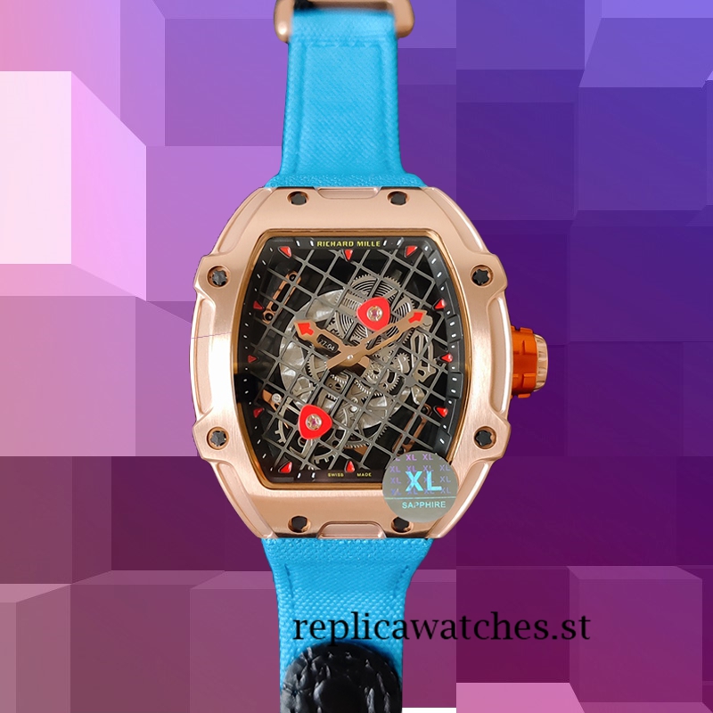 Richard Mille RM27-04 Around 38*48mm Men RM27-04-004 Mechanical Rose Gold-tone - Image 8