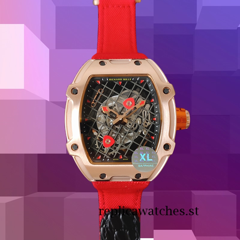 Richard Mille RM27-04 Around 38*48mm Men RM27-04-004 Mechanical Rose Gold-tone - Image 5