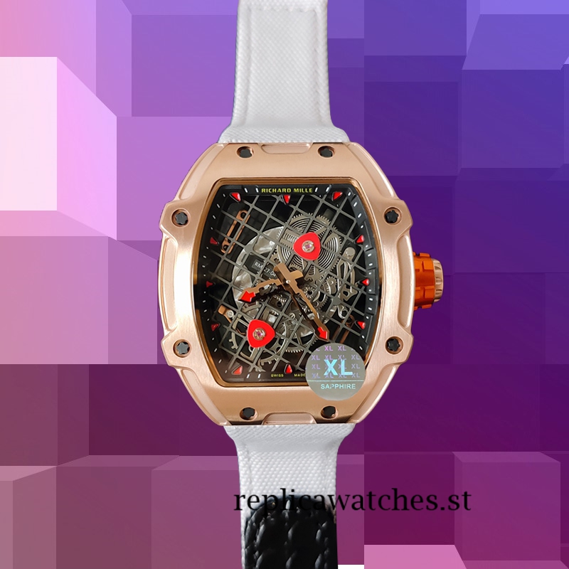 Richard Mille RM27-04 Around 38*48mm Men RM27-04-004 Mechanical Rose Gold-tone - Image 7