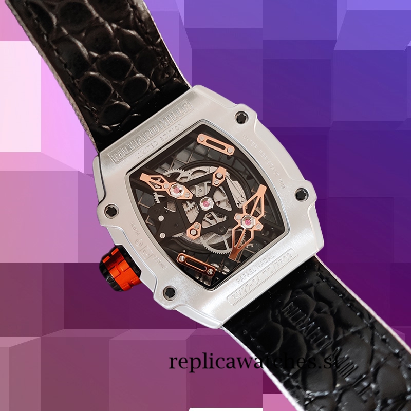 Richard Mille RM27-04 Men Around 38*48mm RM27-04-005 Transparent Dial Silver-tone - Image 3