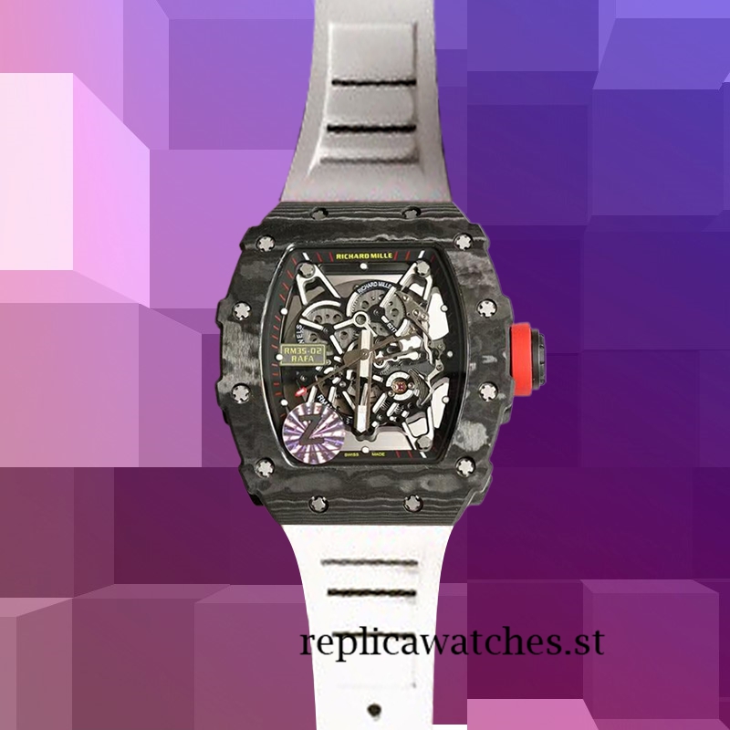 Richard Mille RM35-02 Around 50*42mm RM35-02-014 Men Black Transparent Dial - Image 2