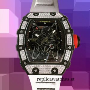Richard Mille RM35-02 RM35-02-018 Men Around 50*42mm Black