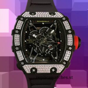 Richard Mille RM35-02 RM35-02-020 Men Around 50*42mm Mechanical Black