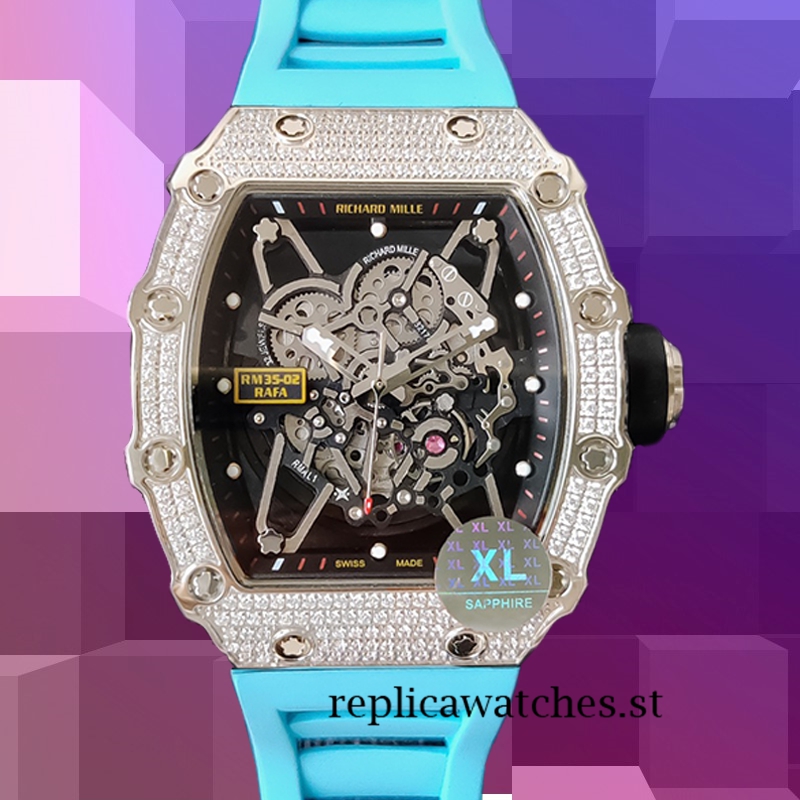 Richard Mille RM35-02 Around 45mm Men RM35-02-023 Mechanical Transparent Dial