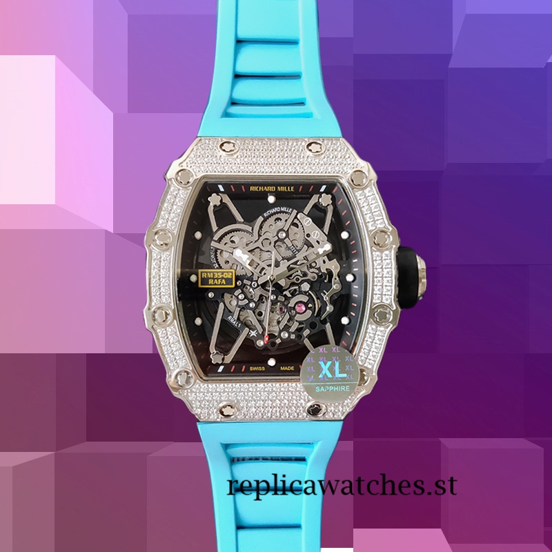 Richard Mille RM35-02 Around 45mm Men RM35-02-023 Mechanical Transparent Dial - Image 2