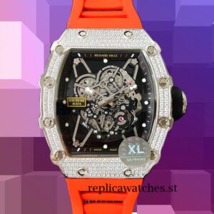 Richard Mille RM35-02 RM35-02-025 Men Around 45mm Silver-tone