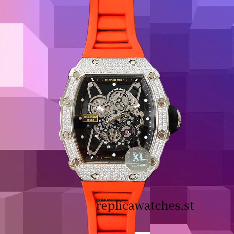 Richard Mille RM35-02 RM35-02-025 Men Around 45mm Silver-tone - Image 2