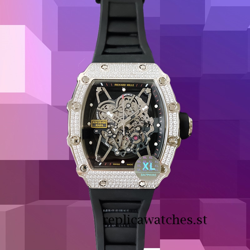 Richard Mille RM35-02 RM35-02-025 Men Around 45mm Silver-tone - Image 5
